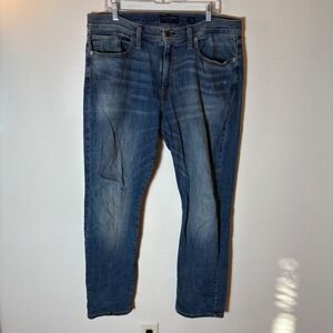 Lucky Brand 410 Athletic Slim Jeans Mens 34x32 Medium Wash Denim Pants